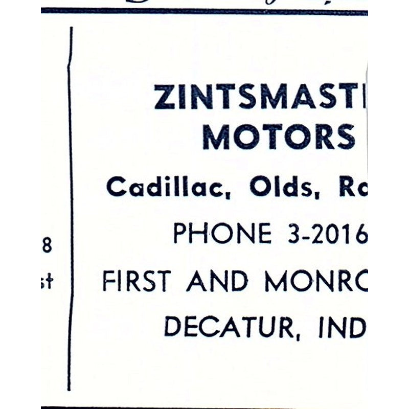 Adams Builders Supply Inc Decatur Indiana 1964 Ad AG1-S14