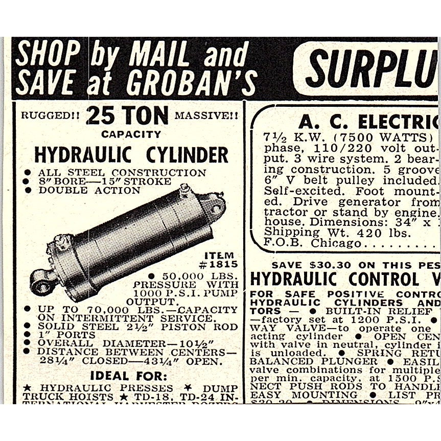 Albert Constantine & Son Inc Hard-to-Get Items NY 1955 Ad AF9-M4