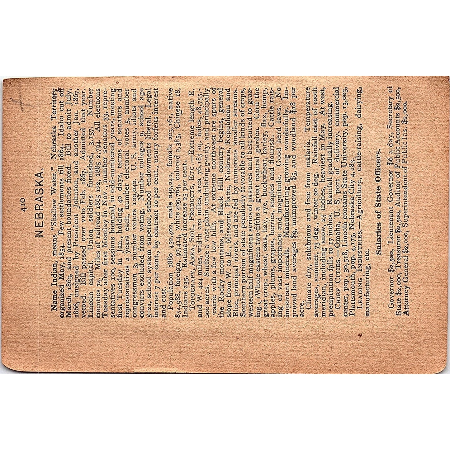 Antique 1889 Map of Montana 1889 Pocket Map Engraving SAG4-H3