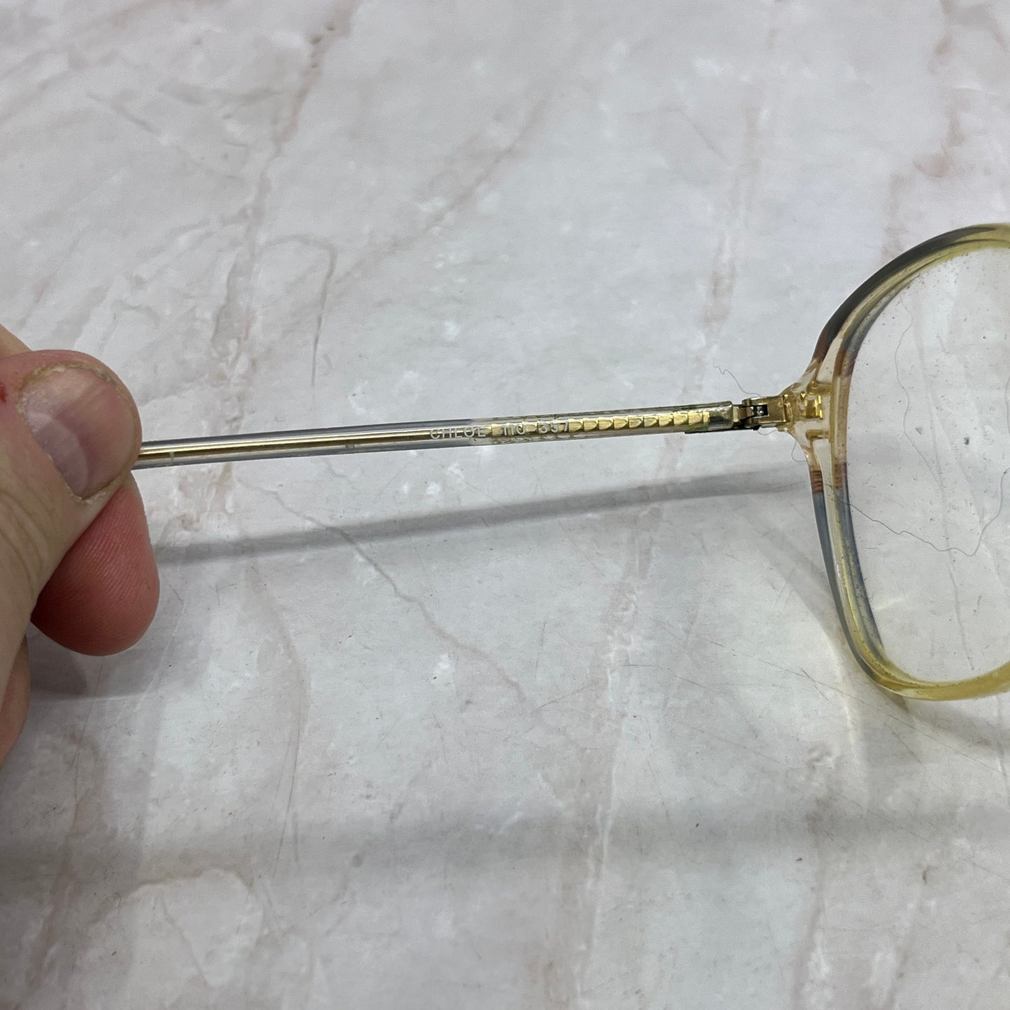 Retro Women's Chloe Lunettes France Oversize Acrylic Sunglasses Frames TG7-G1-3