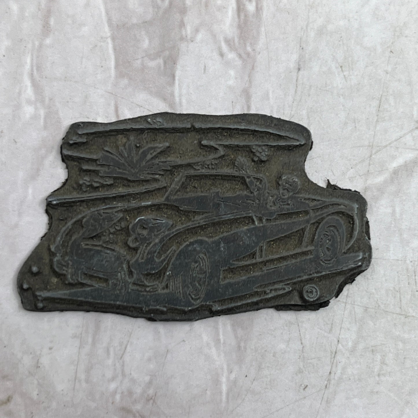 Retro Convertible Vintage Letterpress Printers Block Plate SF5-S