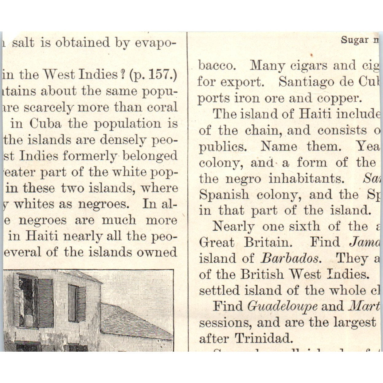 A House in Central America 1901 Engraving AF2-A6