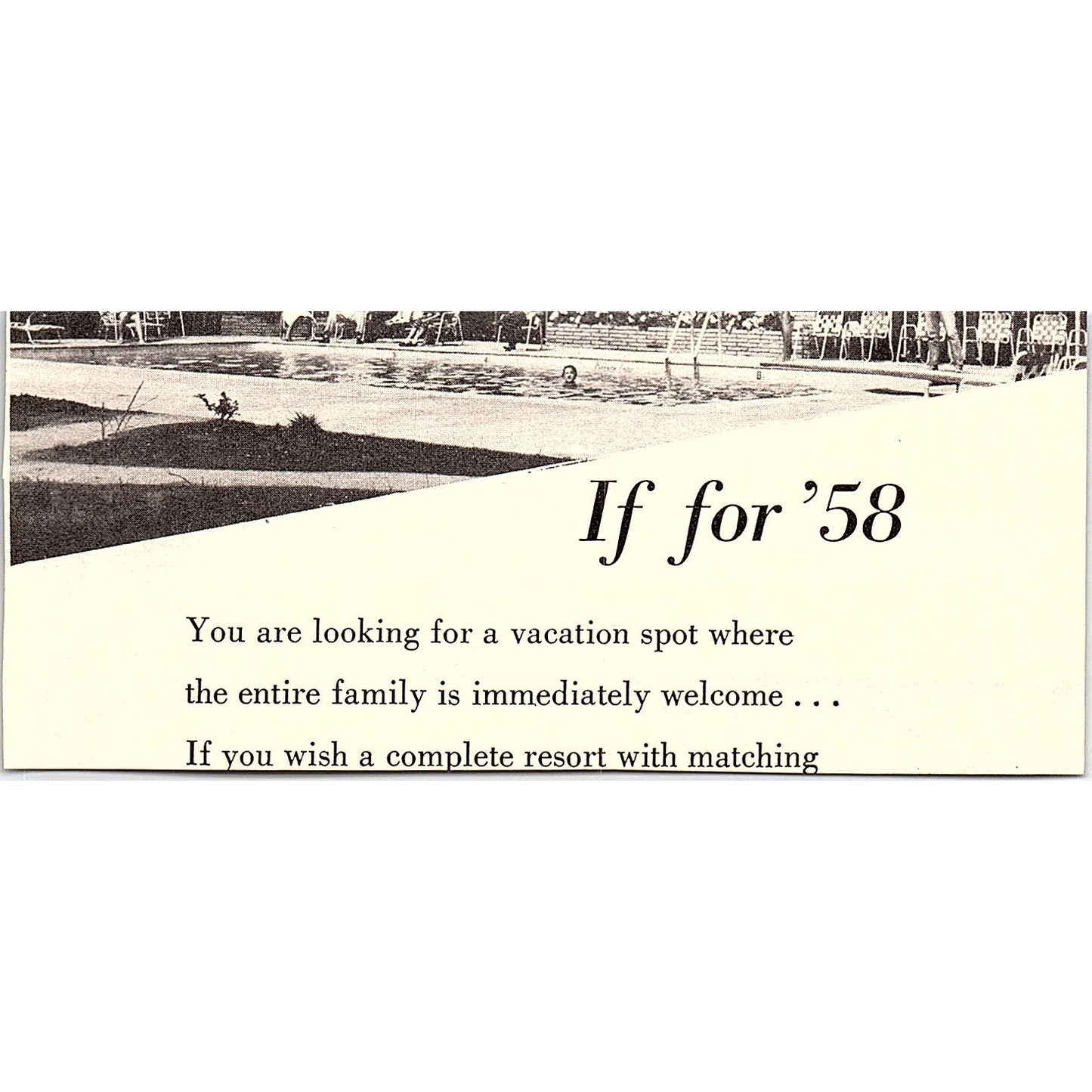 Hupp Hotel Estes Park CO 1958 Ad AG1-M4