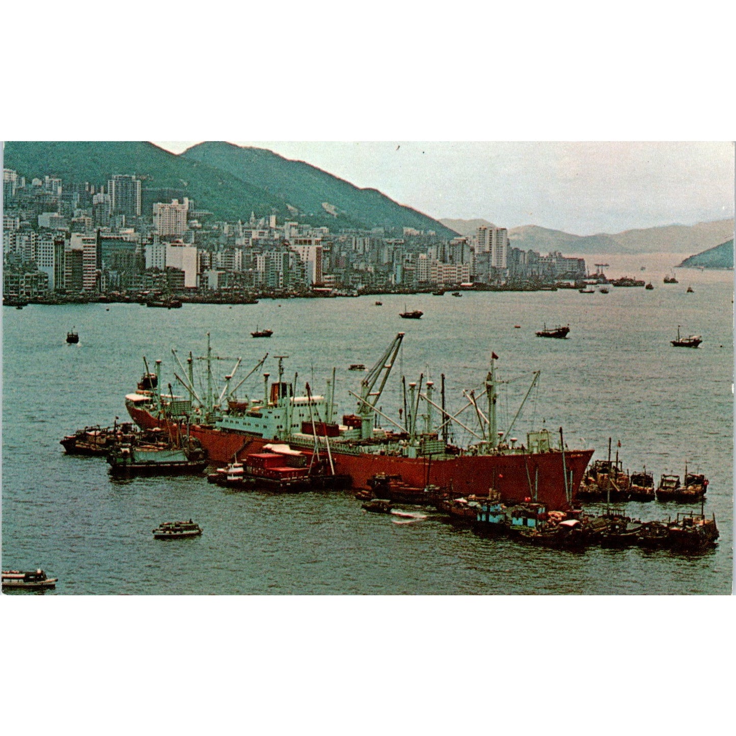 Barber Lines Semi-Container Ship Tagaytay Vintage Postcard PE4