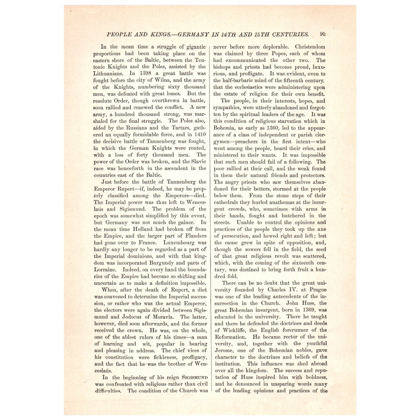 A Bishop Anathematizing a Crowd of Insurgents 1911 Engraving Print AF5-12