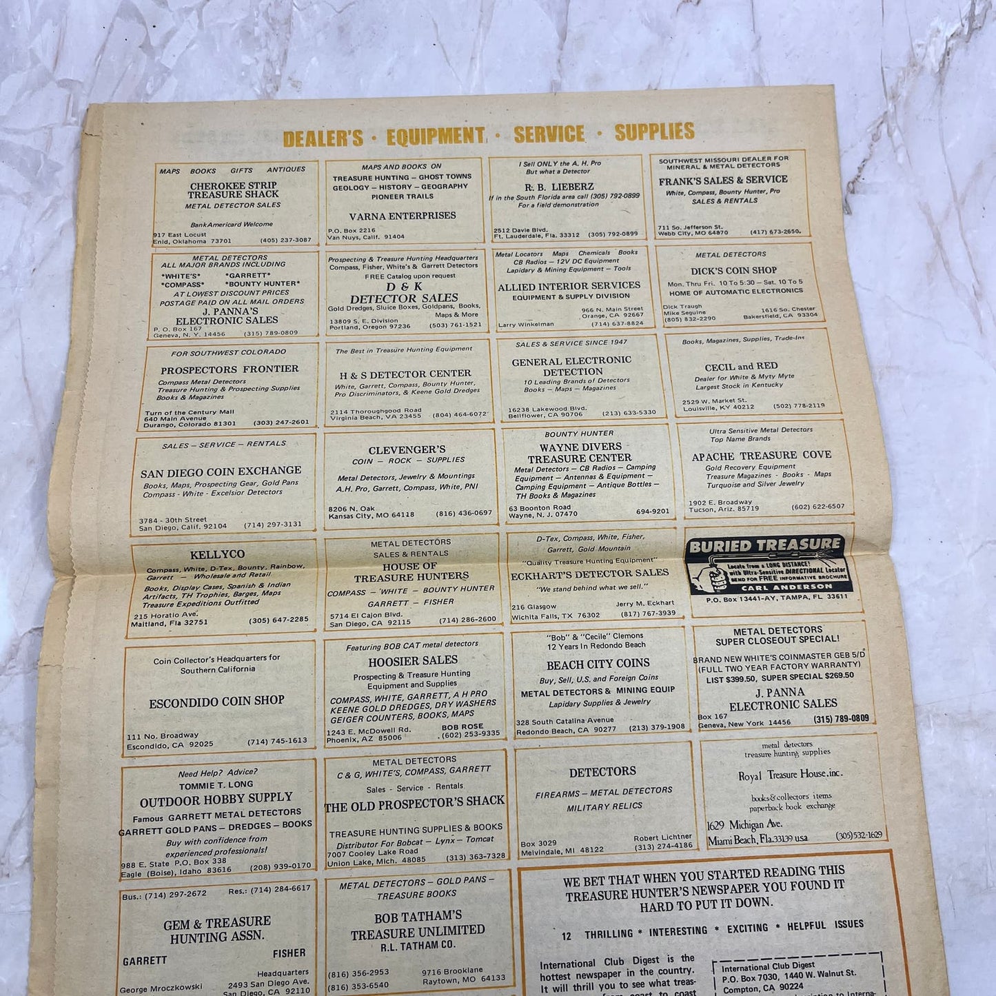 1977 June - International Treasure Club Digest - Treasure Hunting Gems Rocks M18