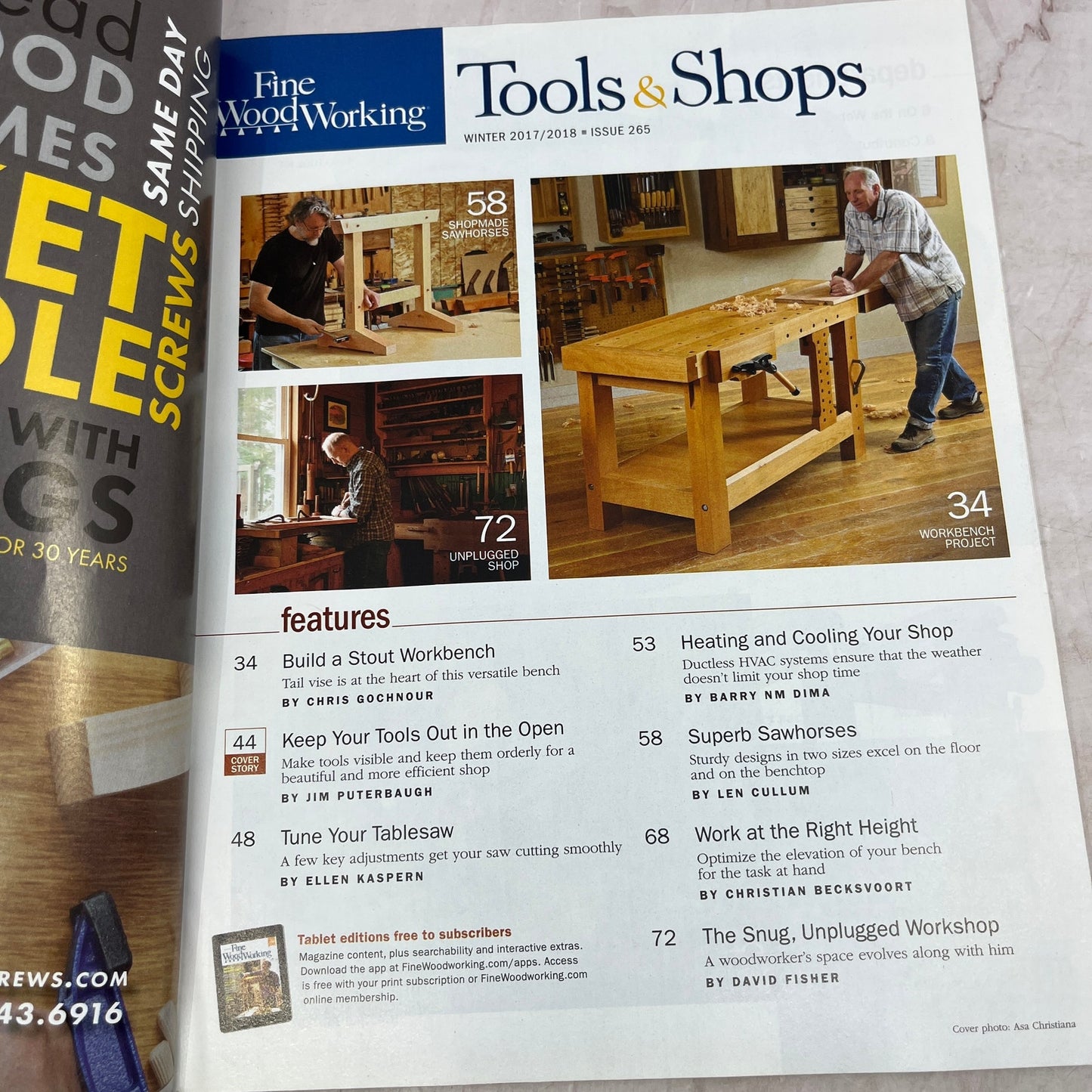 Tools & Shops - Winter 2018 - Taunton's Fine Woodworking Magazine M36