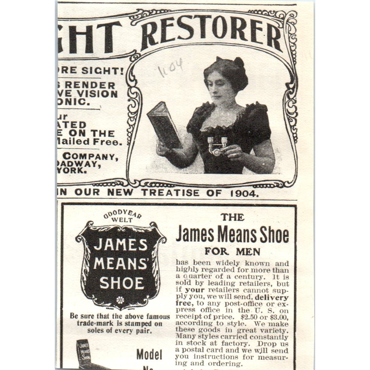 Sanitaire Marion & Brass Bed Co IN c1905 Original Magazine Advertisement AE7-A1