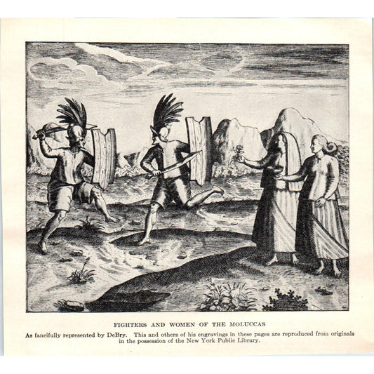 Fighters and Women of the Moluccas 1924 Magazine Clip AF2-A1