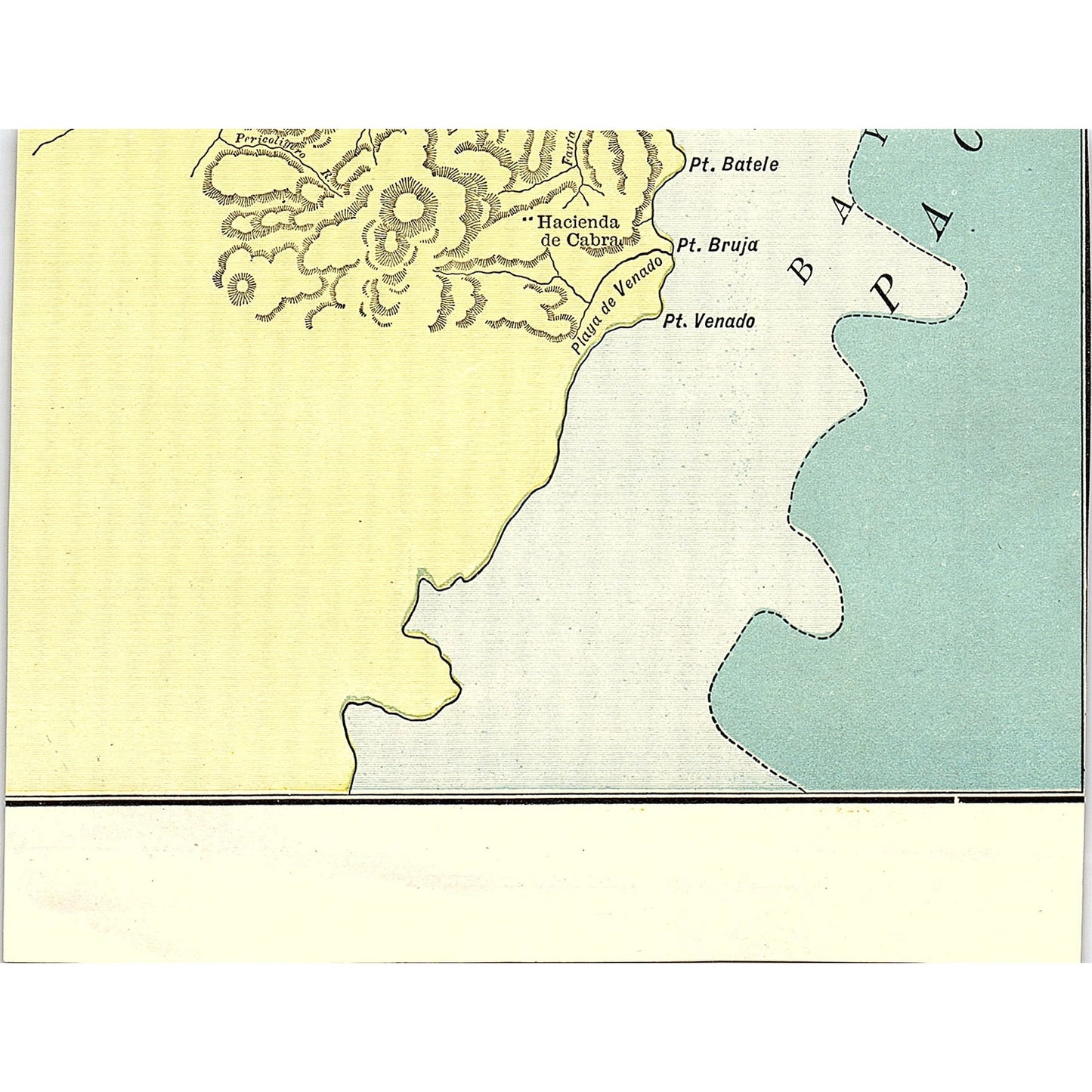 Boats Selling Native Products at the Waterfront in Panama 1910 Print AF6-1