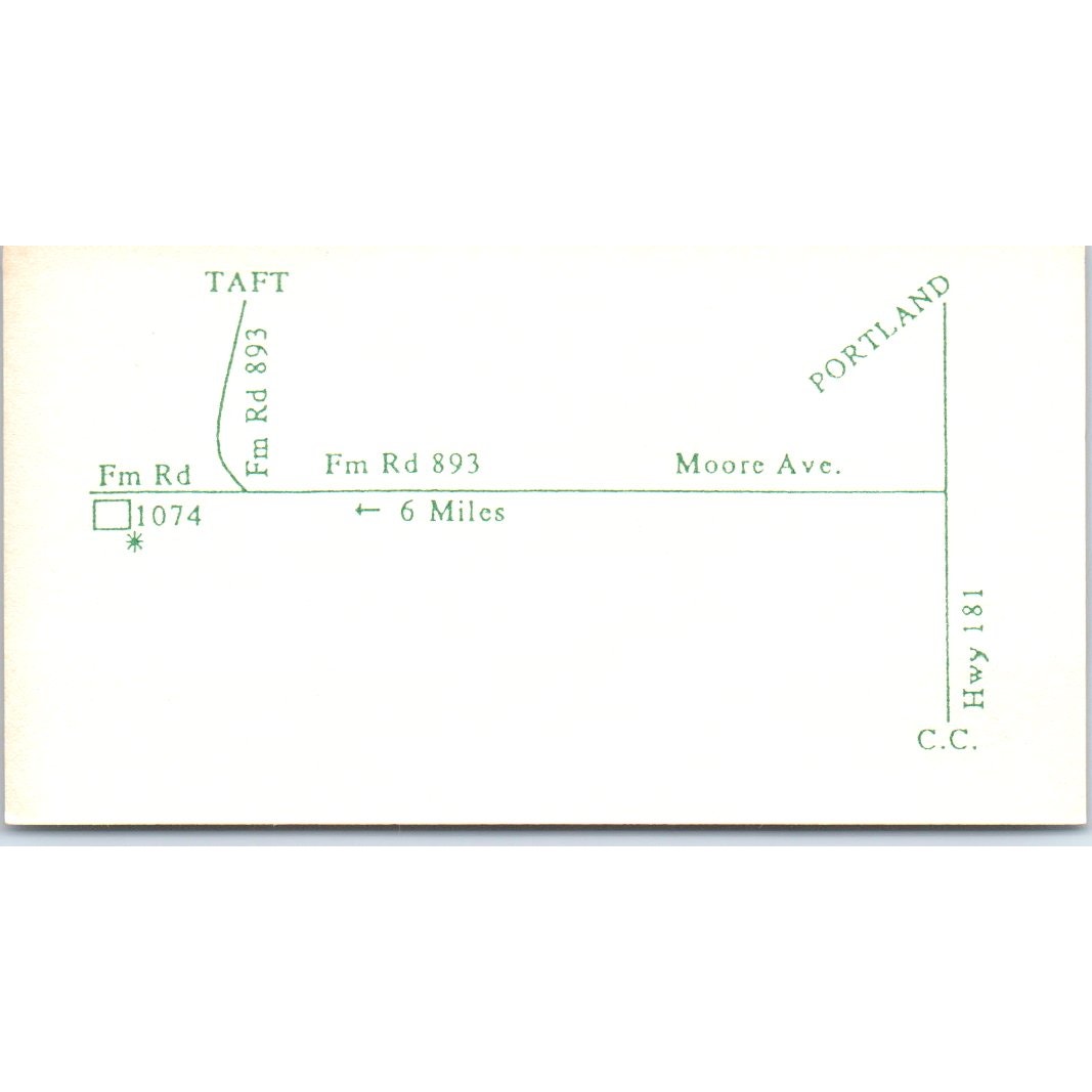 Greens N' Things Helen & Jose Gonzales Taft TX Vintage Business Card SD8-B19