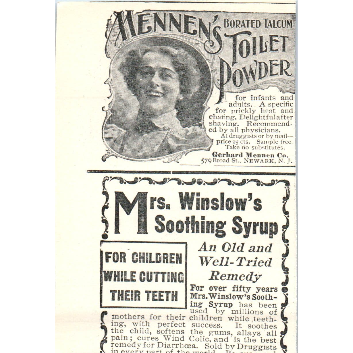 John H. Woodbury's Hair & Scalp Tonic 1897 Victorian Ad AE9-TS10