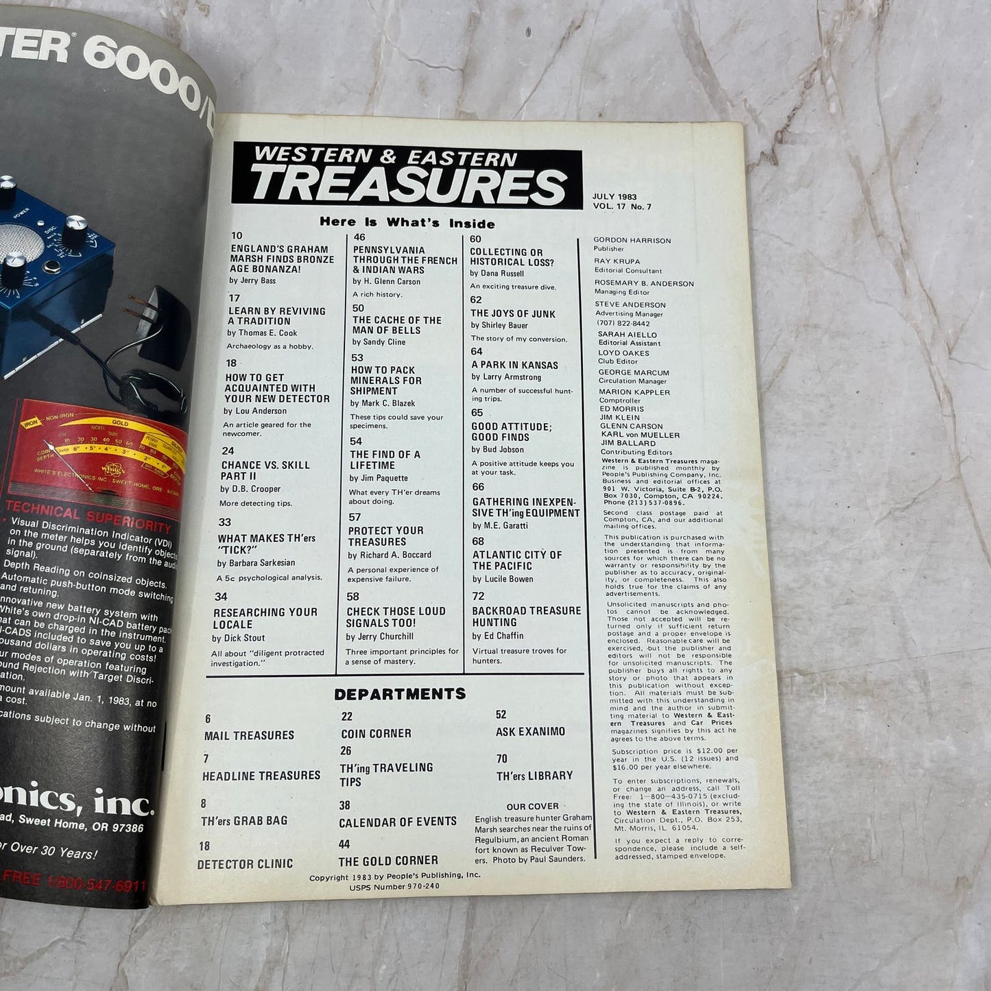 1983 July - Western & Eastern Treasures Magazine - Treasure Hunting Gold M13