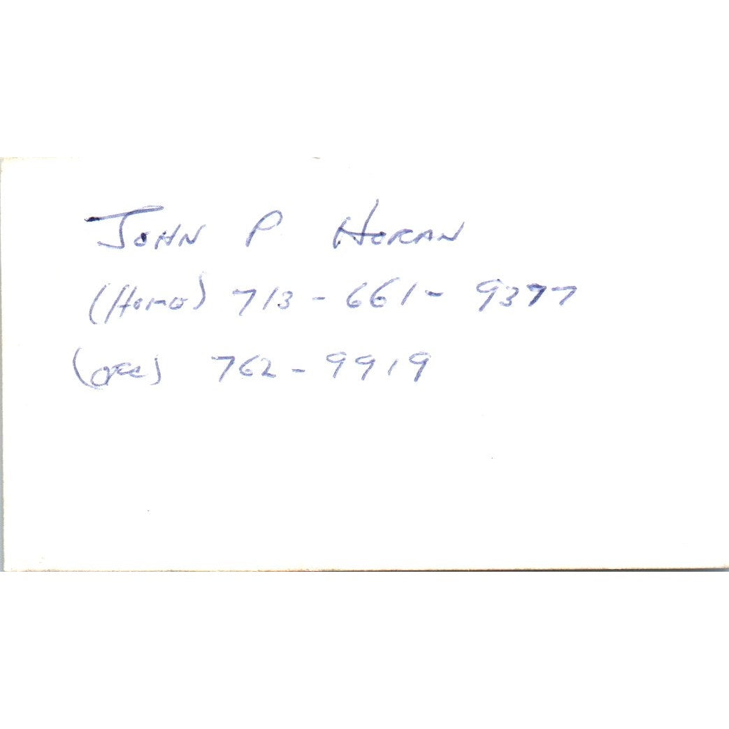 Charles G. Thompsen Houston Exxon Oil Vintage Business Card SD8-B21