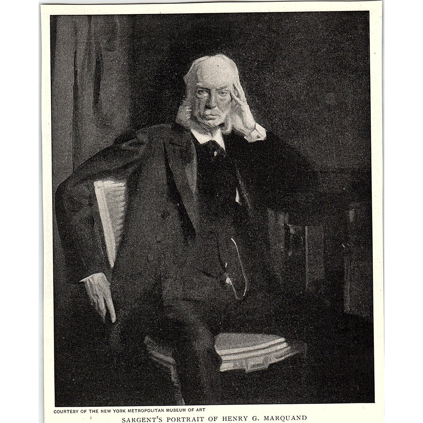 Portrait of Henry G. Marquand by John S. Sargent 1903 Art Print AG7-2