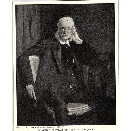 Portrait of Henry G. Marquand by John S. Sargent 1903 Art Print AG7-2