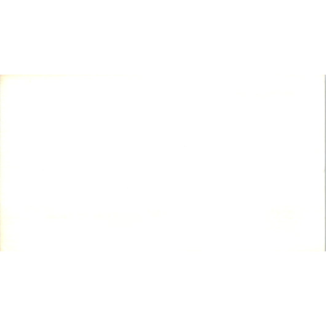 Donna R. Miller Fort Brown Motor Hotel Brownsville Vintage Business Card SE3-B1