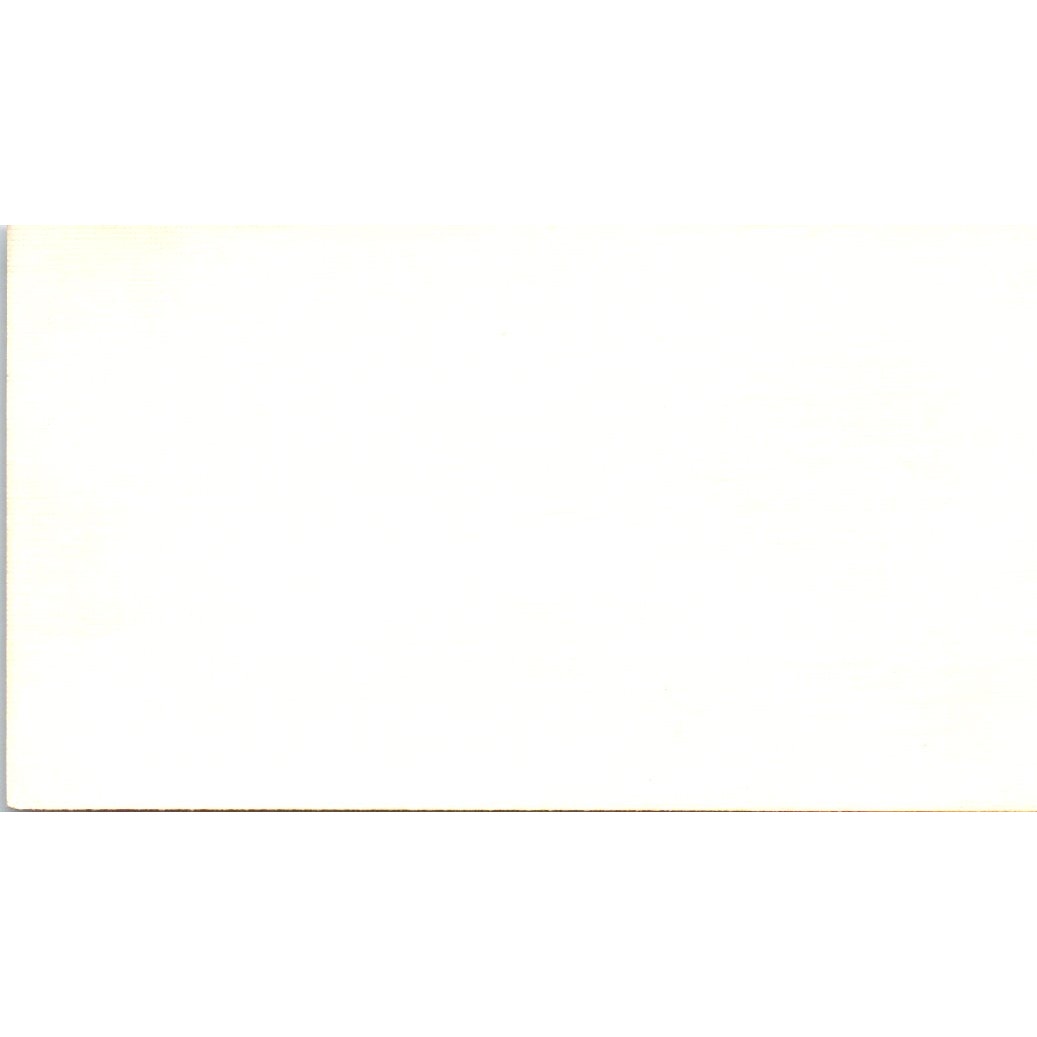 Sunset Inn Shirley Lobstein Fort Stockton TX Vintage Business Card SE3-B1