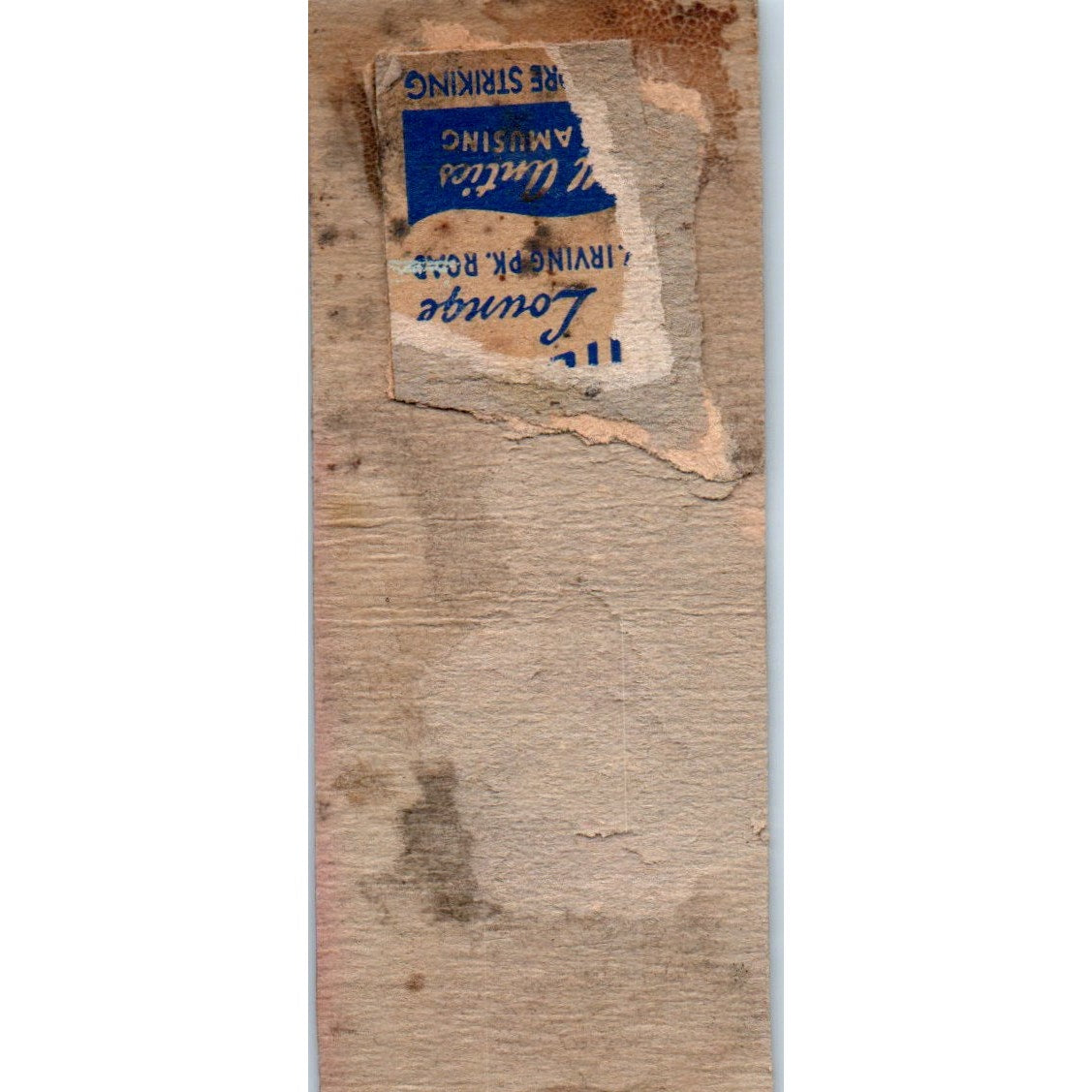Uecke Dairy Co Eau Claire Lily Brand Ice Cream Vintage Matchbook Cover SD2-Y15