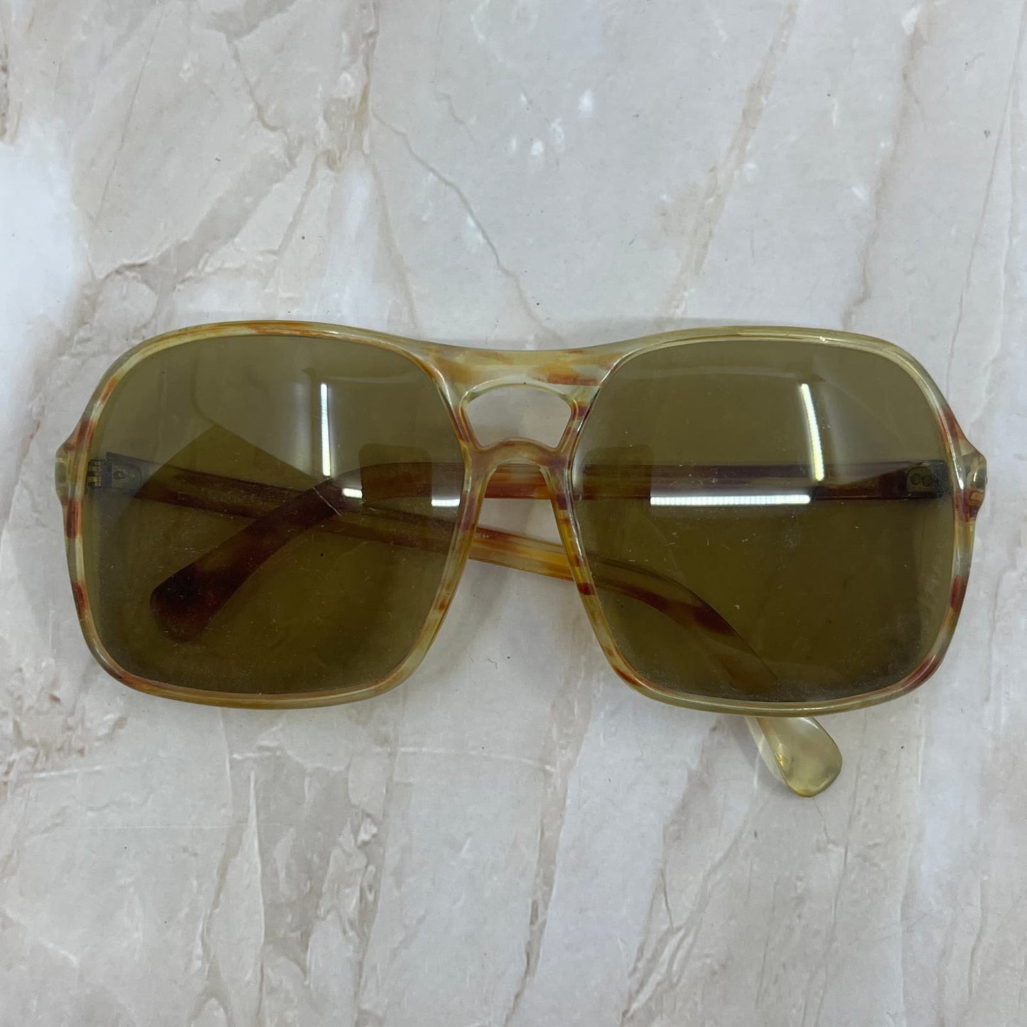 Retro Men’s Foster Grant Acrylic Aviator Sunglasses Eyeglasses Frames TD7-G3-9