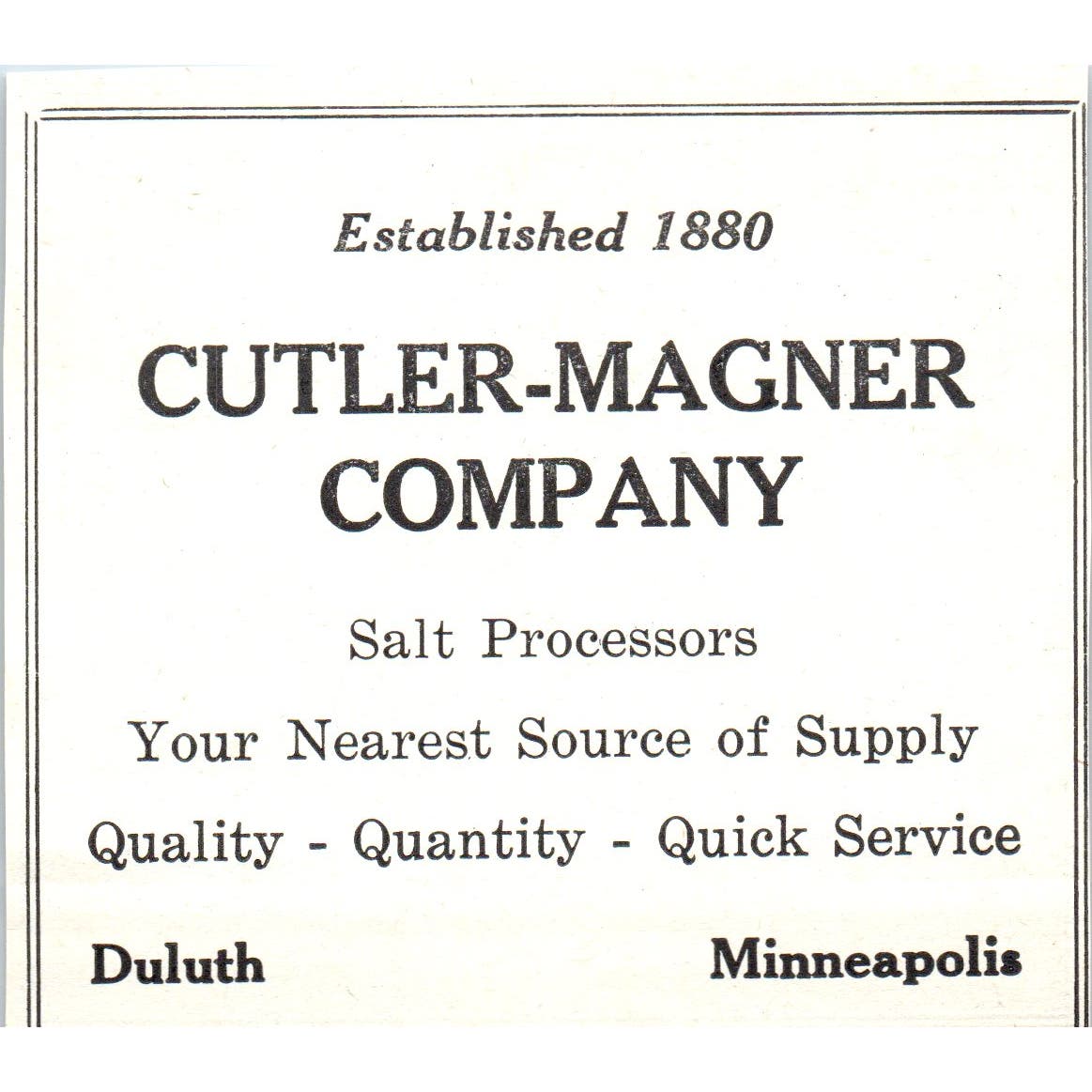 R.C. Duncan Co Minneapolis, Cutler-Magner Co Duluth 1953 Ad AE9-DC2