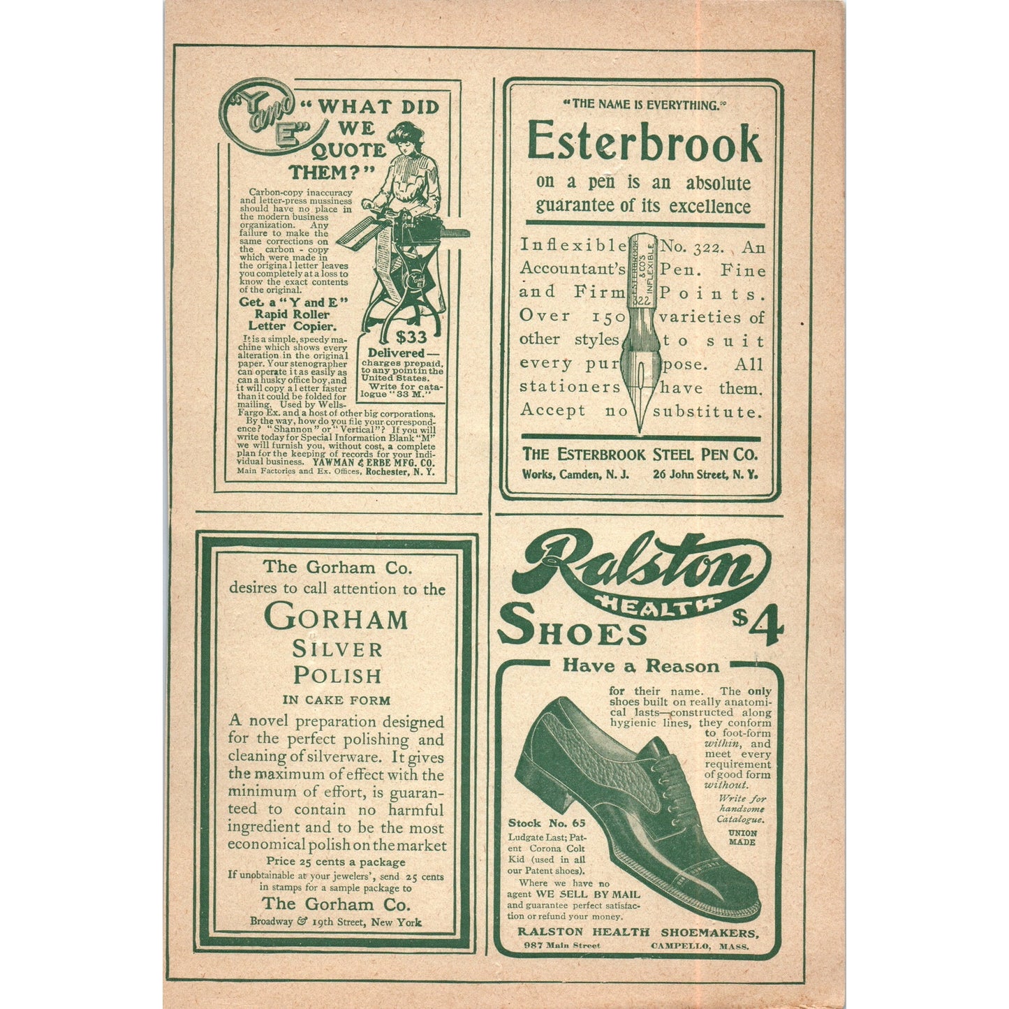 Swift's Easter Greeting Premium Hams and Bacon Swift & Co Chicago 1903 Ad AF7-E4