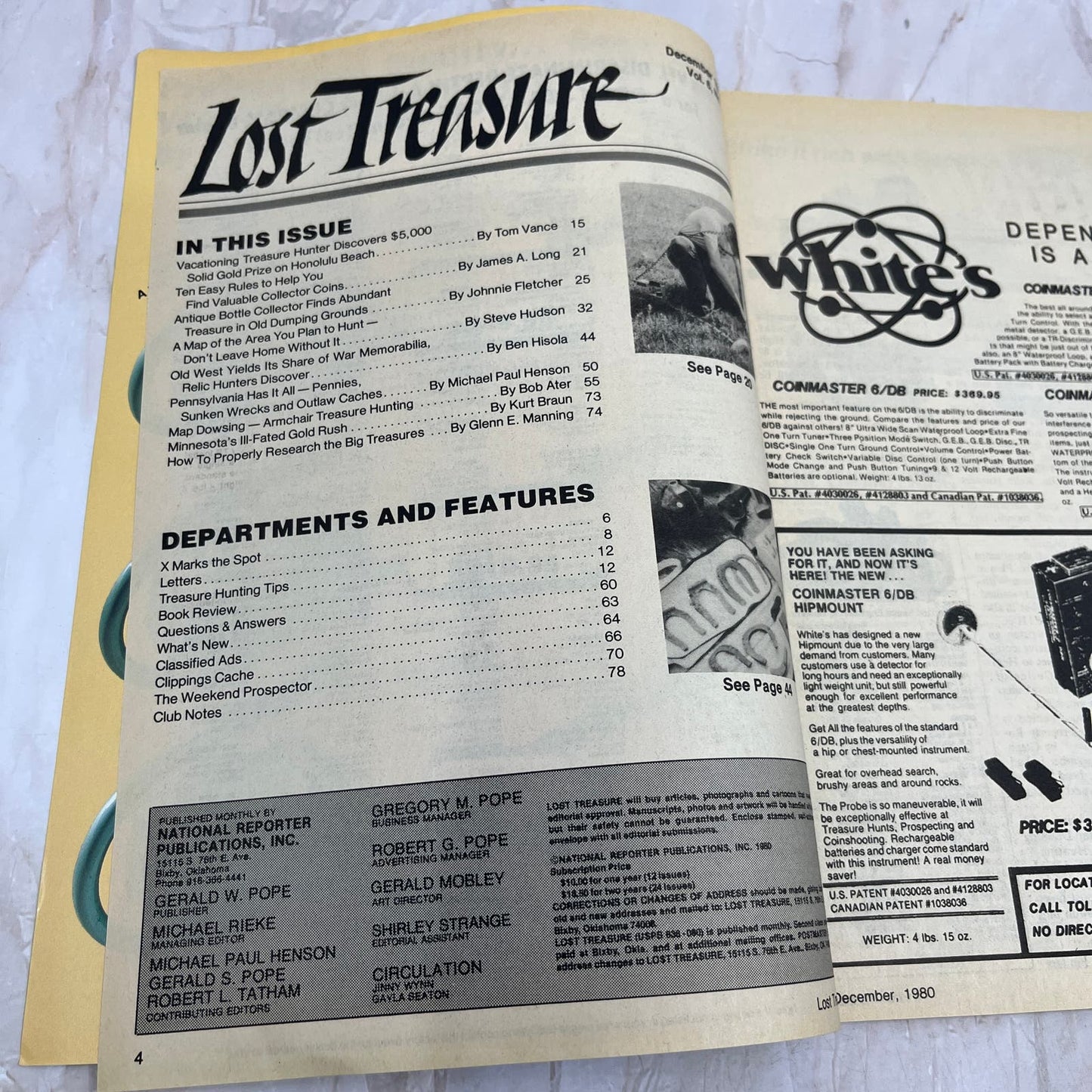 1980 Dec - Lost Treasure Magazine - Treasure Hunting Gold Prospecting M15