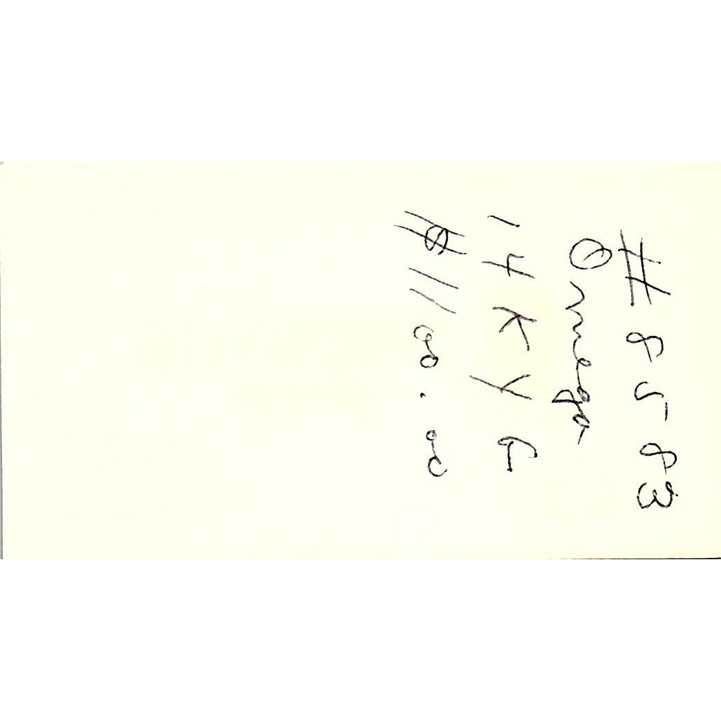 Sweeney & Co Jewelers Pauline Zeman Houston Texas Vintage Business Card SF3-B9