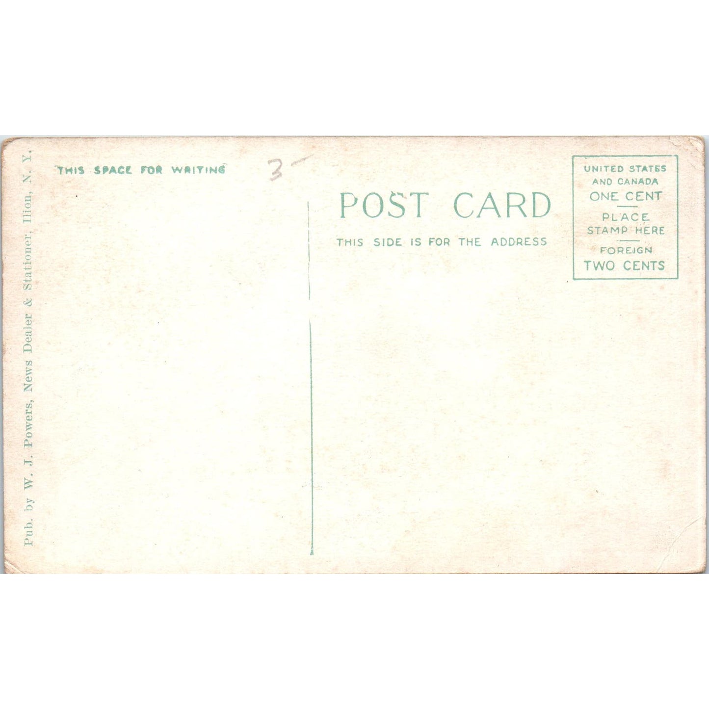 Bridge Square & Powers New Store Thompson Block Ilion NY Original Postcard PC9