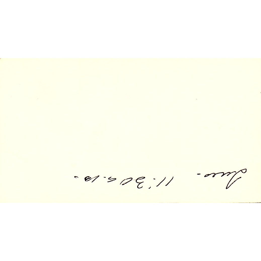 Bausch & Lomb Incorporated Duane L Brugman Long Beach CA Business Card SB4-B3