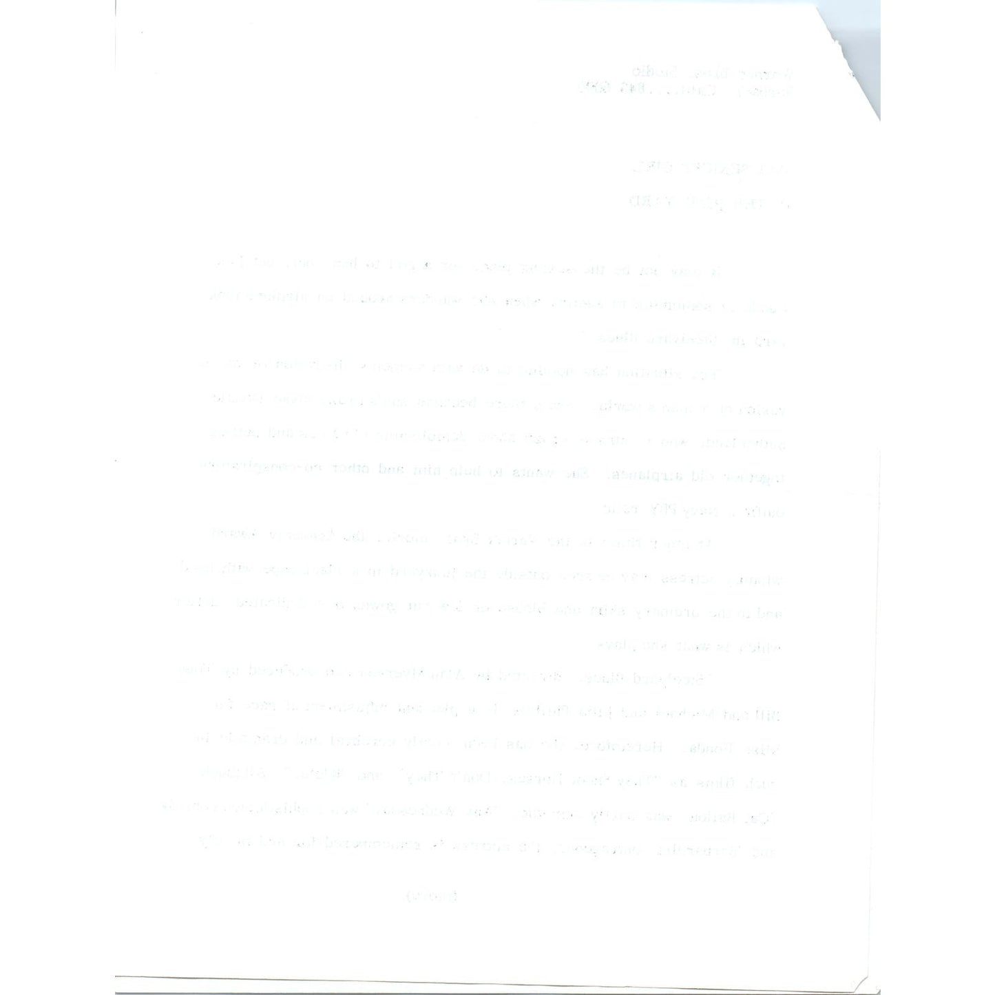 1972 Warner Bros Studios Jane Fonda Promo Sheet Sexiest Girl in the Junkyard AE7