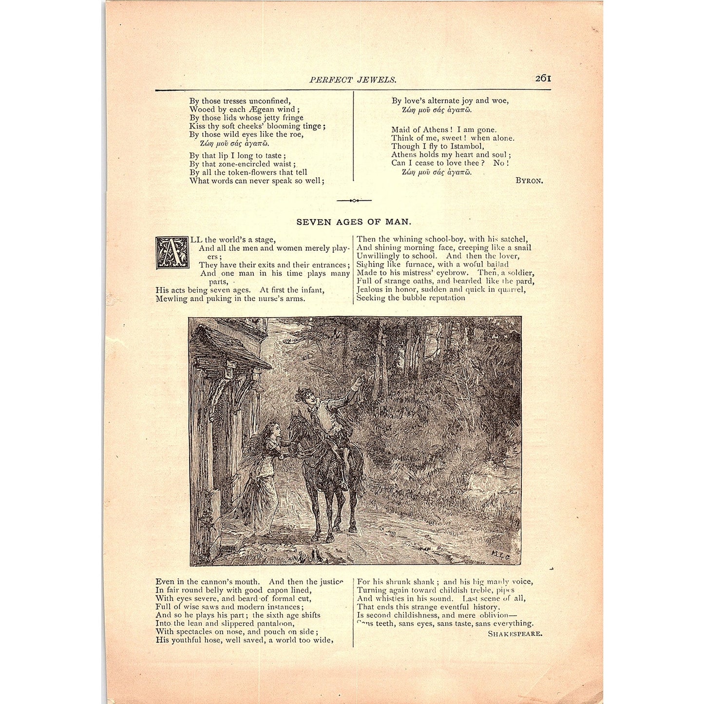 The True Use of Wealth - John Ruskin 2 Pages 1884 Poem TA5-CJ-4