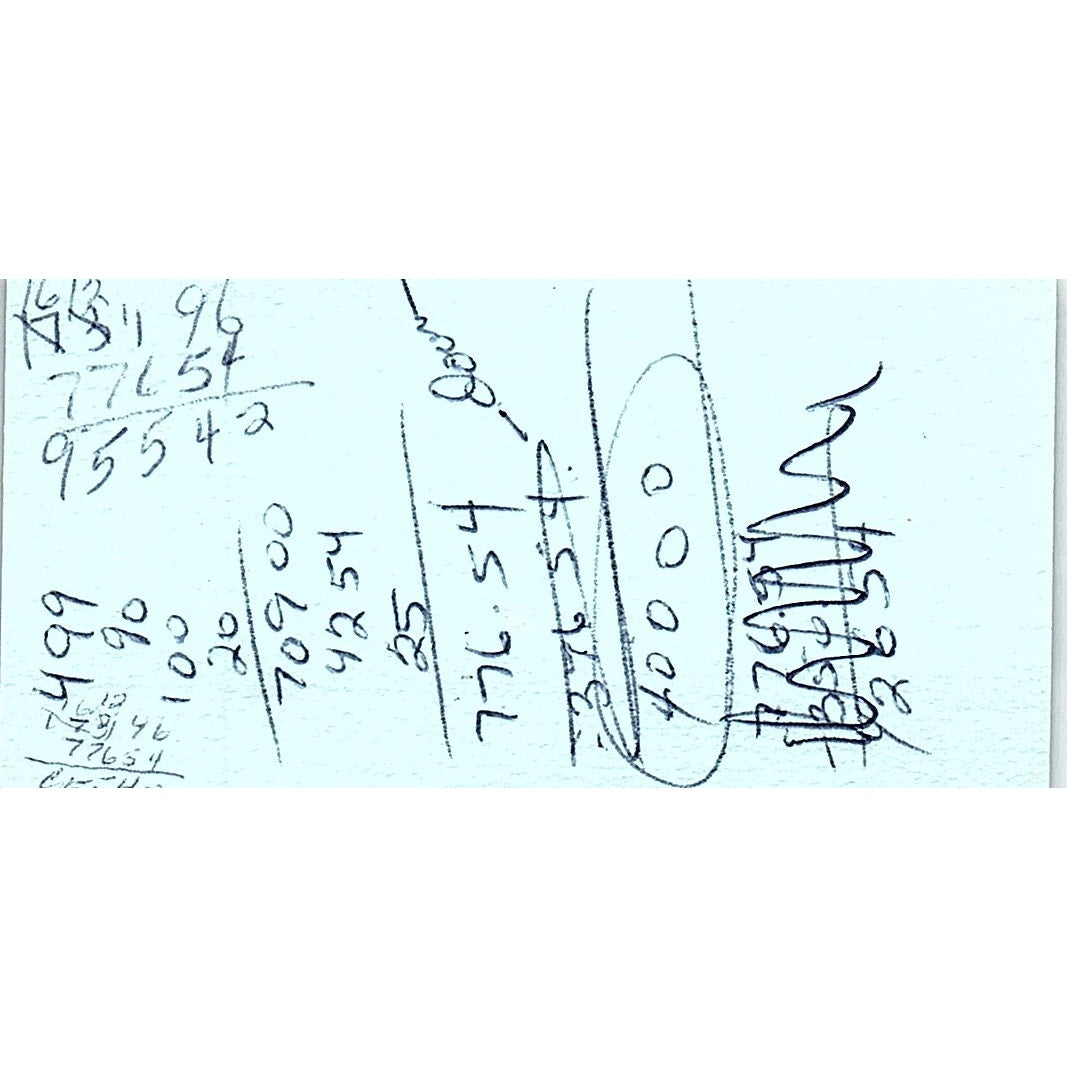 The Water Bed Shed Imported Lama Rugs Venice Vintage Business Card SF3-B3