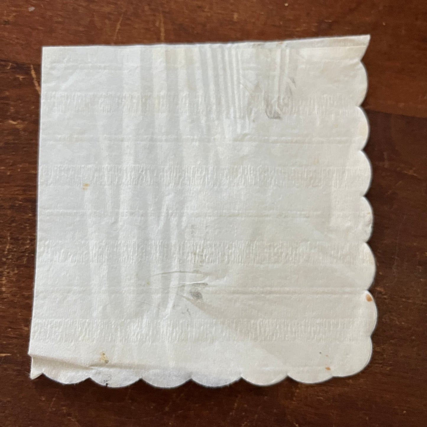 Vtg 50th Anniversary Souvenir Napkin Gelena and Albert, Louise and Ezra AF1-RR1