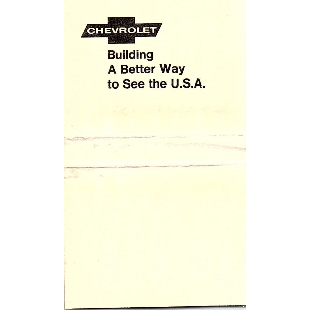 Ballweg Chevrolet-Olds Sauk City WI Vintage Matchbook TB6-MB2-12