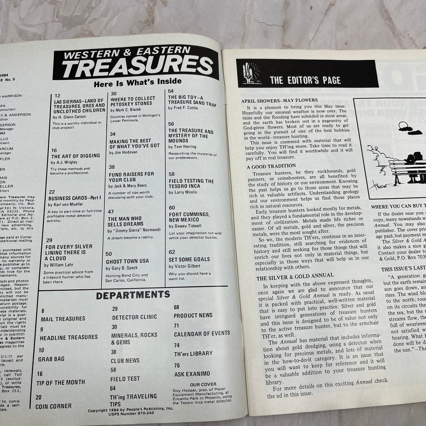 1984 May - Western & Eastern Treasures Magazine - Treasure Hunting Gold M12