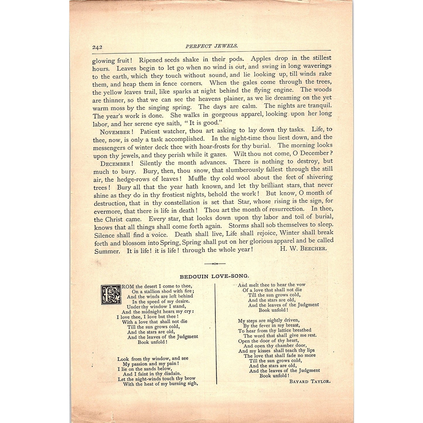 Rest! This is the Year's Bower 1884 Engraving TA5-CJ-1