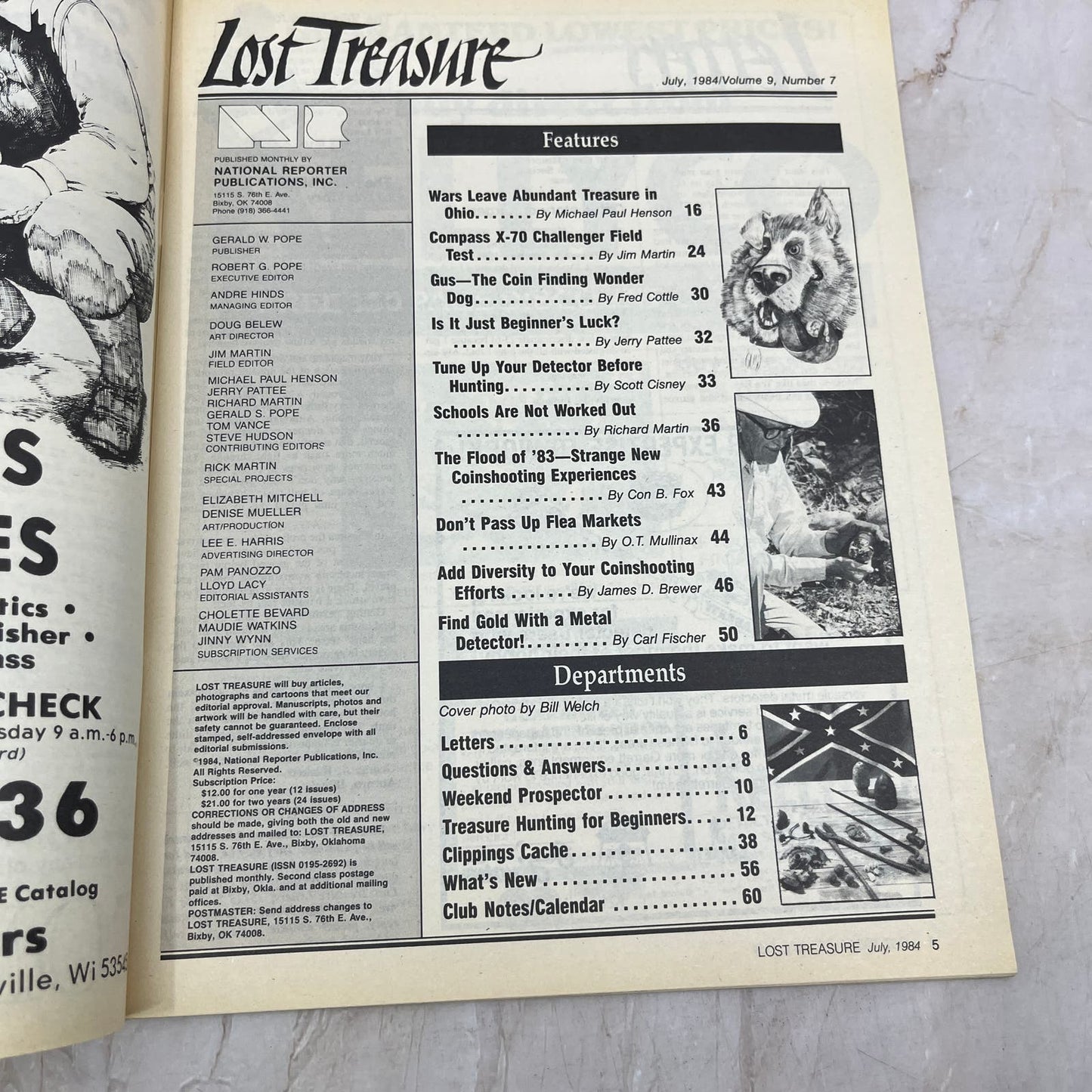 1984 July - Lost Treasure Magazine - Treasure Hunting Gold Prospecting M15