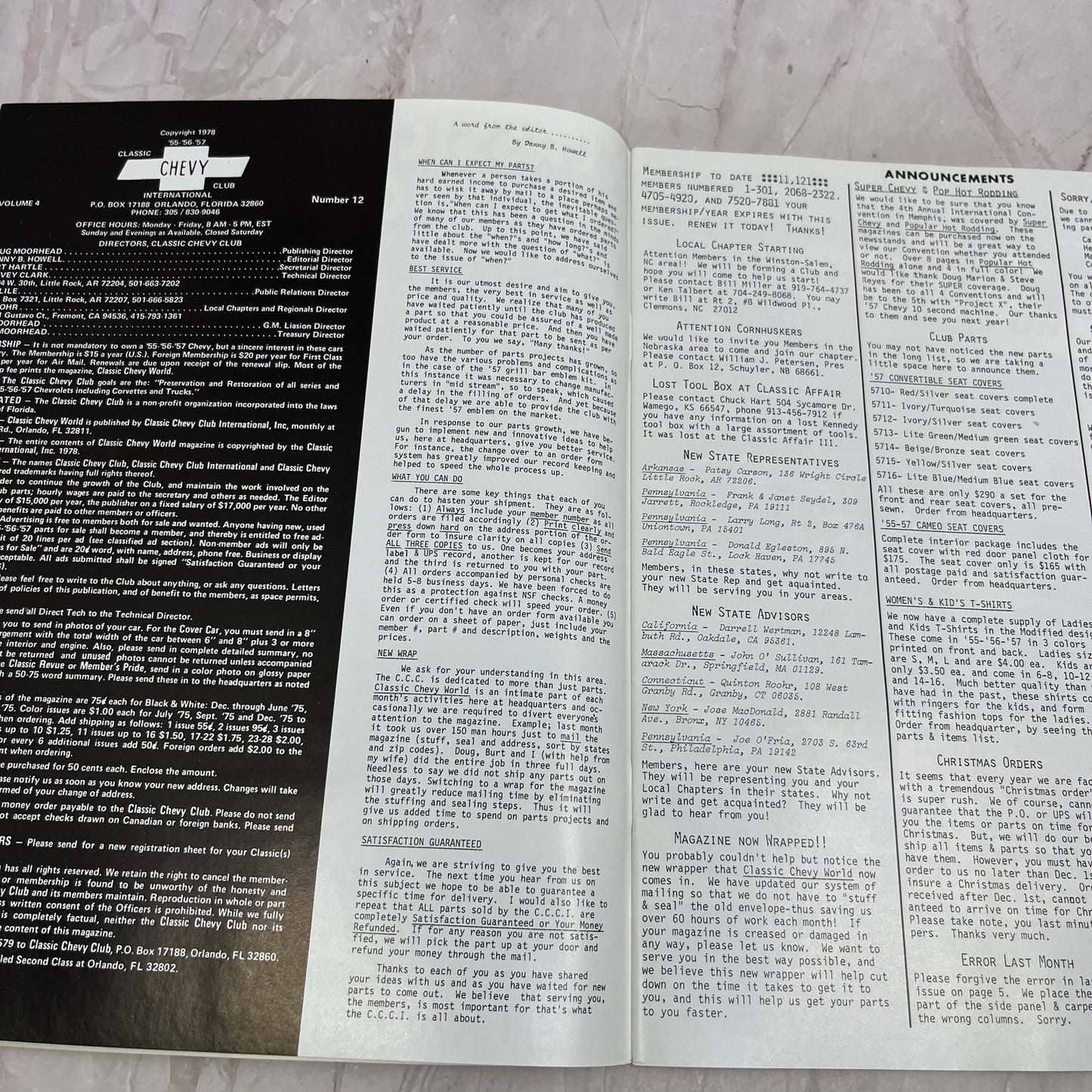 Heater Lever Install - '55, '56, '57 Classic Chevy World Magazine - Nov 1978 M30