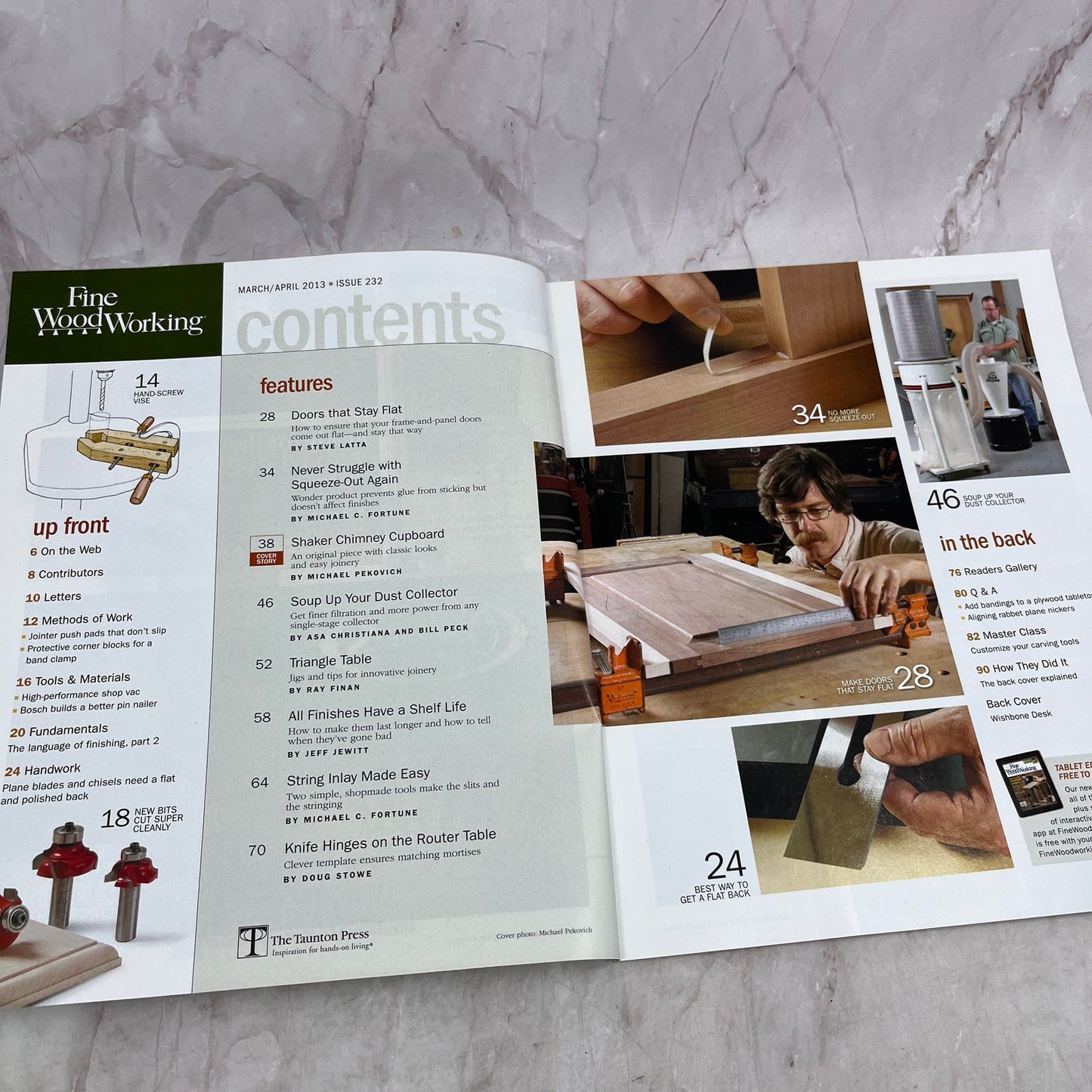 Shaker Chimney Cupboard - Apr 2013 No. 232 - Fine Woodworking Magazine M36