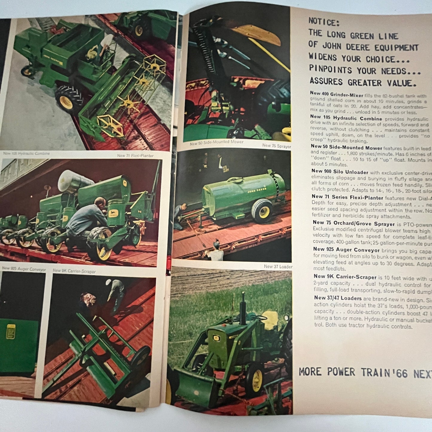 1965 John Deere Dispatch Power Train '66 What's New - 8 Page Newsletter SI10