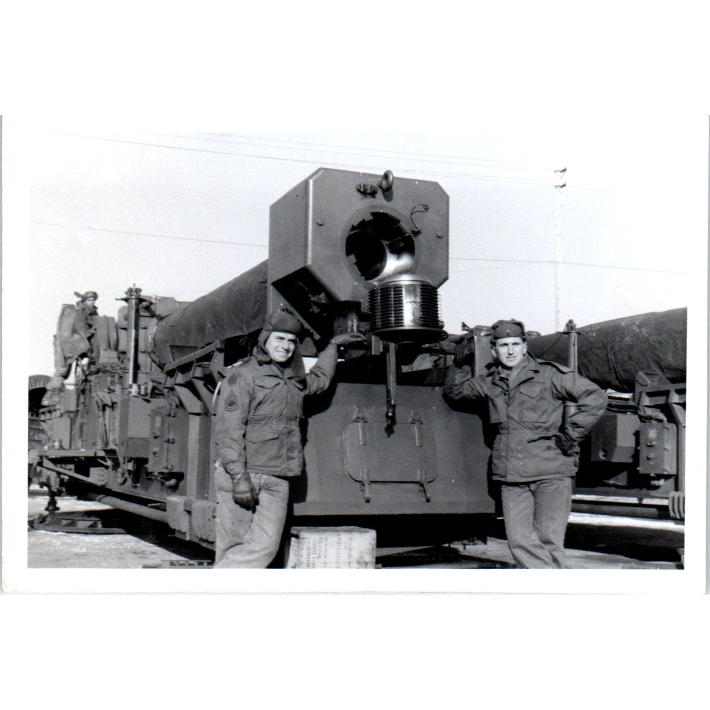 Sgt Johnson & Lt Dembrosky Postwar Germany c1954 Army Photo AF1-AP6