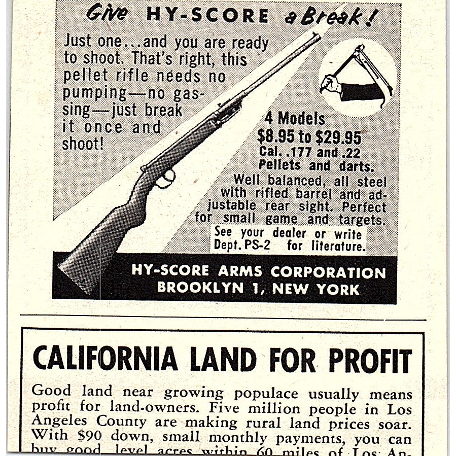 Personal Pocket Stamp A.C.M. Co Long Island NY 1955 Ad AF9-M4