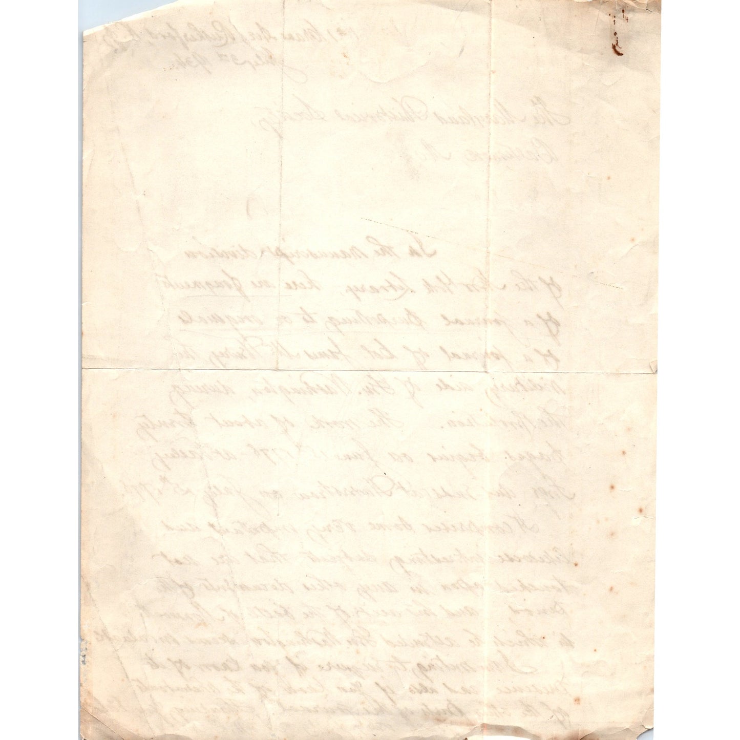 1934 Handwritten Letter A.M. Barrows - Baltimore MD Historical Society D18
