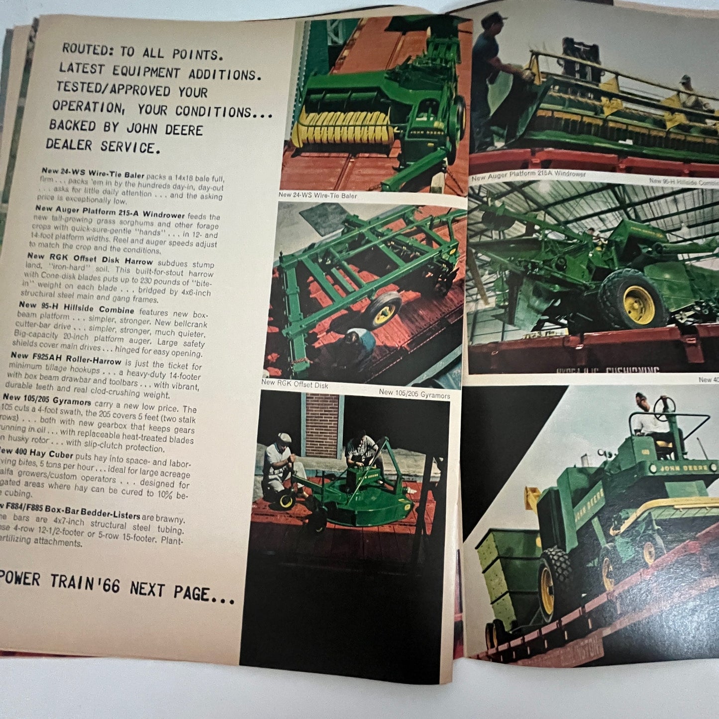 1965 John Deere Dispatch Power Train '66 What's New - 8 Page Newsletter SI10
