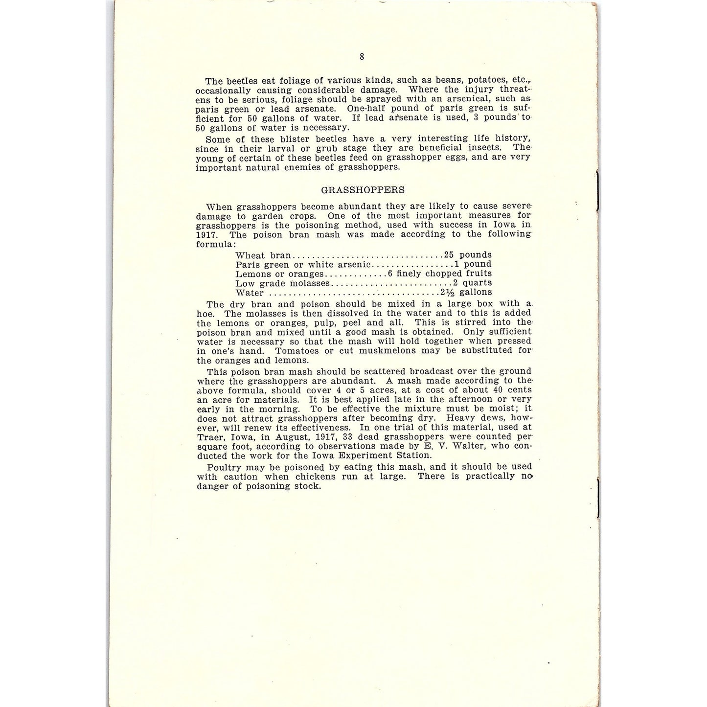 Common Garden Insects R.L. Walker 1918 Ames Iowa Farm Bulletin TK2-XB6