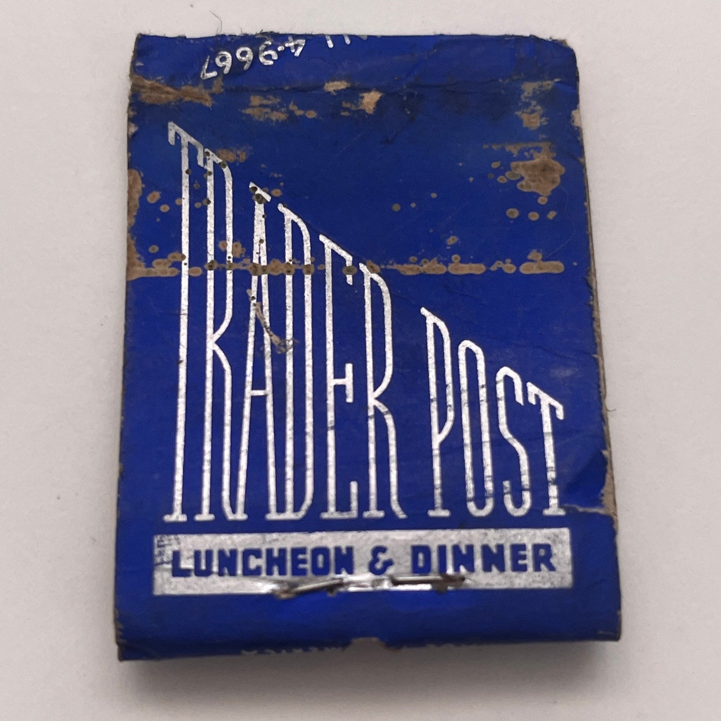 Trader Post Restaurant 66 Beaver St NY Vintage Matchbook Cover TB8-MB2-4