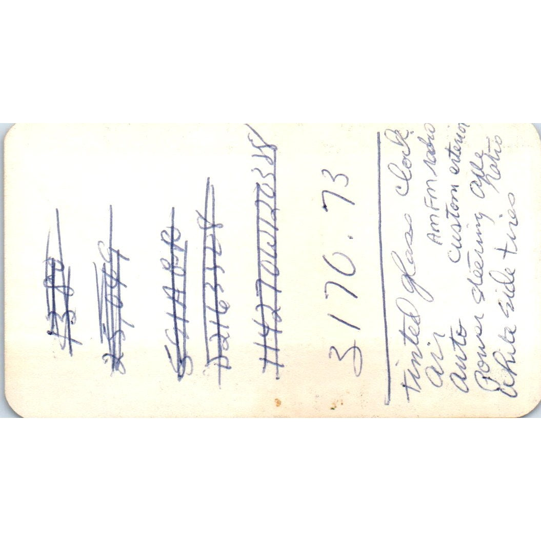 Dennis Rush Dennis Rhyan Cormier Chevrolet San Diego Vtg Business Card SE3-B7