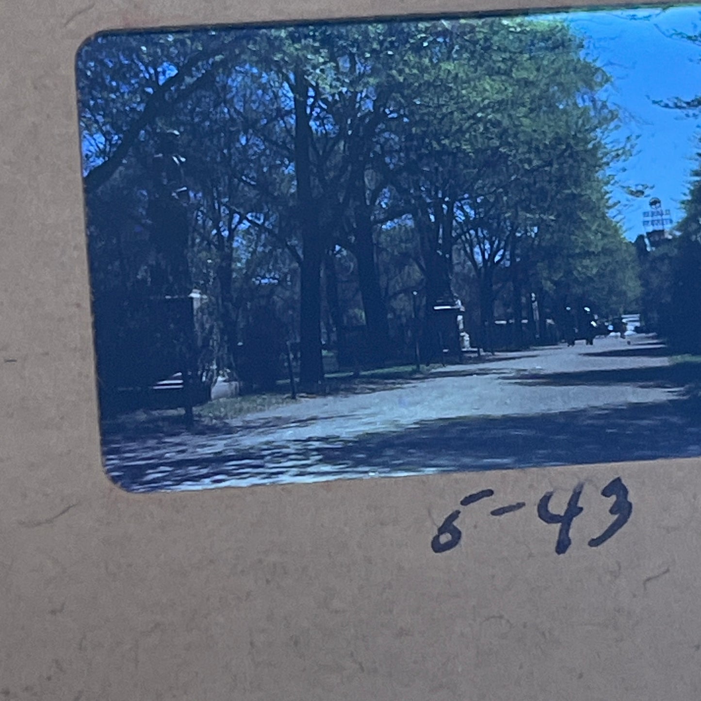 WWII 1943 - 21 Slides of Soldier Sightseeing in Boston Before Deployment TB8-SL1