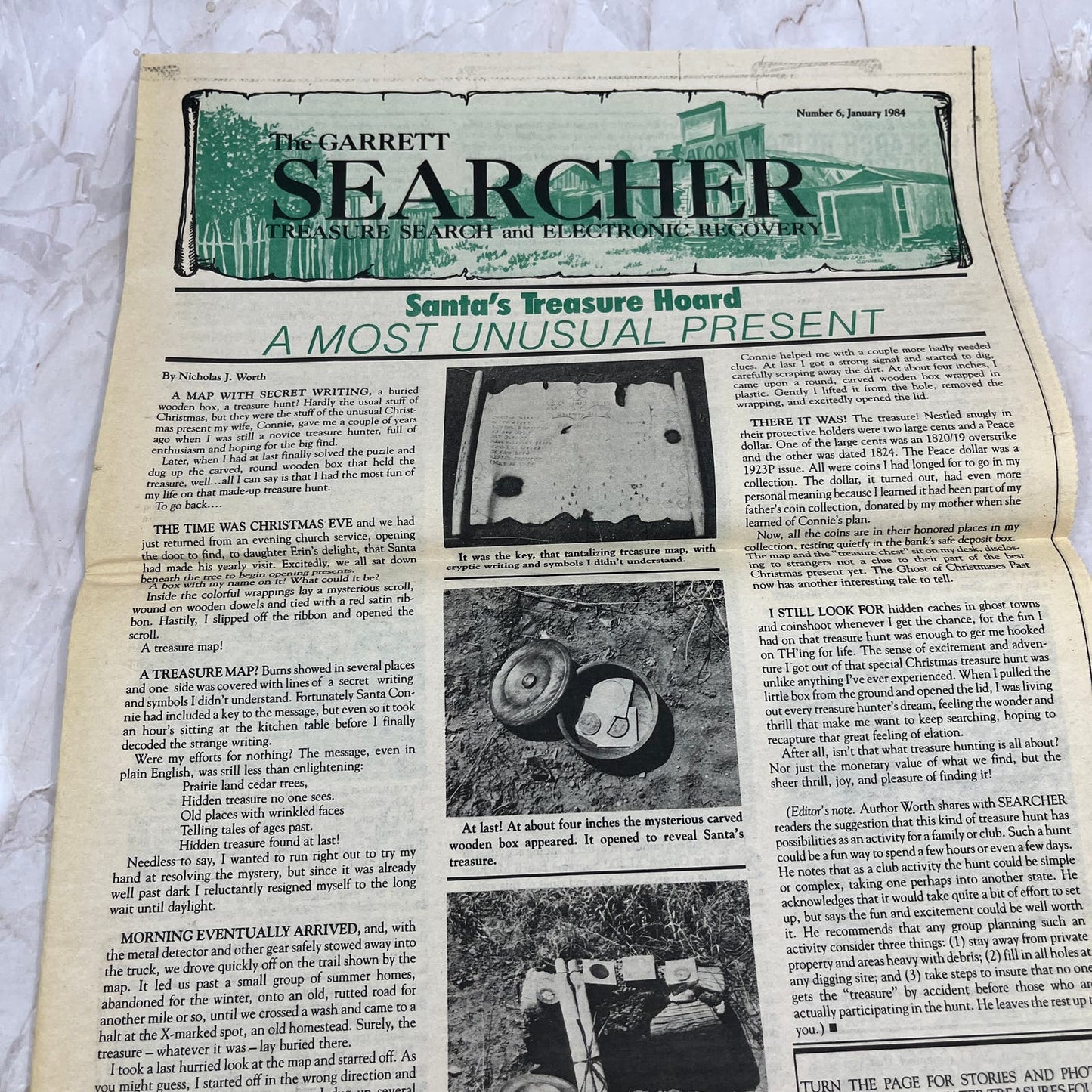 1984 Jan The Garrett Searcher Newsletter Treasure Search Electronic Recovery M11